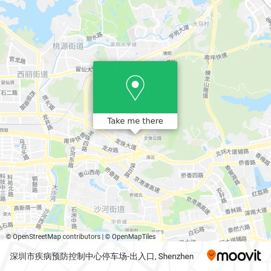 深圳市疾病预防控制中心停车场-出入口 map