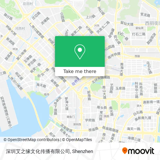 深圳艾之缘文化传播有限公司 map