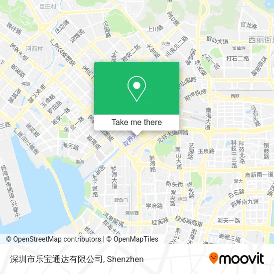 深圳市乐宝通达有限公司 map