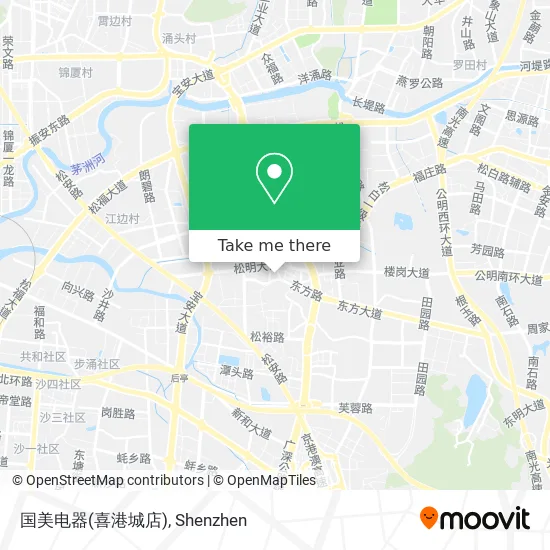 国美电器(喜港城店) map