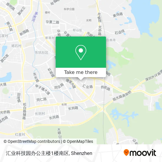 汇业科技园办公主楼1楼南区 map