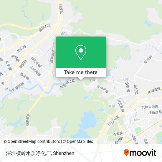 深圳横岭水质净化厂 map