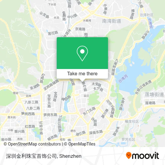 深圳金利珠宝首饰公司 map