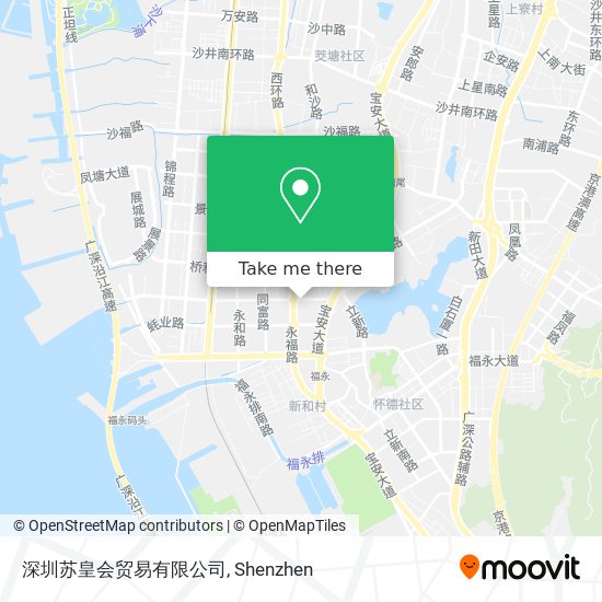 深圳苏皇会贸易有限公司 map