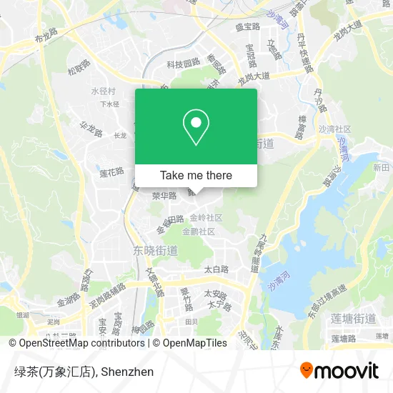 绿茶(万象汇店) map
