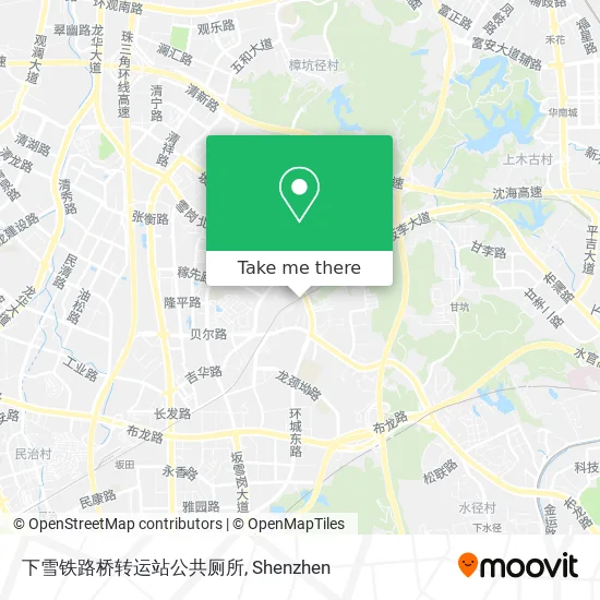 下雪铁路桥转运站公共厕所 map