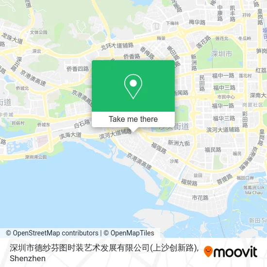 深圳市德纱芬图时装艺术发展有限公司(上沙创新路) map
