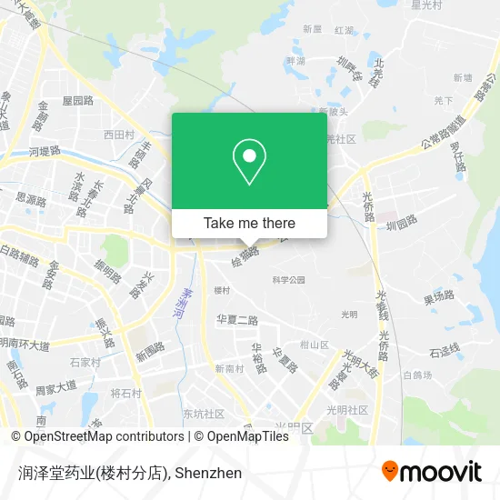 润泽堂药业(楼村分店) map