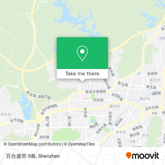 百合盛世-5栋 map