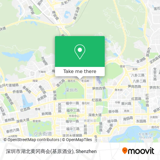 深圳市湖北黄冈商会(基原酒业) map