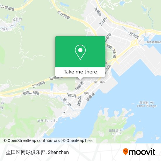盐田区网球俱乐部 map