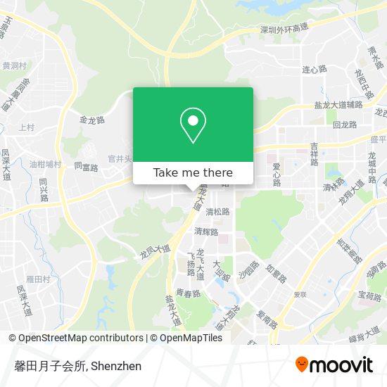 馨田月子会所 map