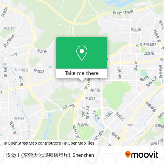 汉堡王(东莞大运城邦店餐厅) map