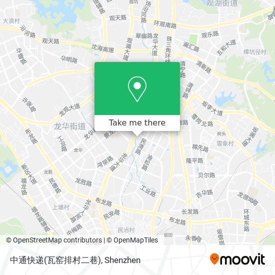 中通快递(瓦窑排村二巷) map