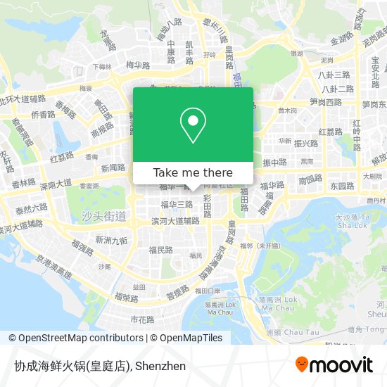 协成海鲜火锅(皇庭店) map