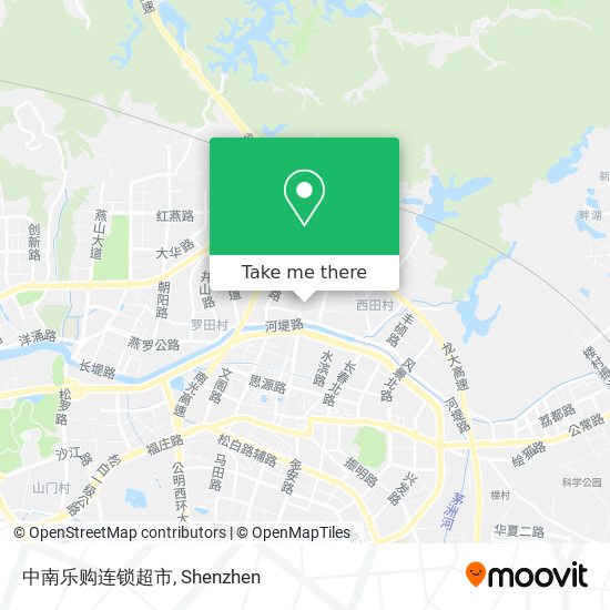 中南乐购连锁超市 map