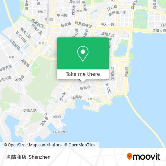 名陆商店 map