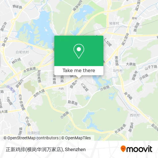 正新鸡排(横岗华润万家店) map