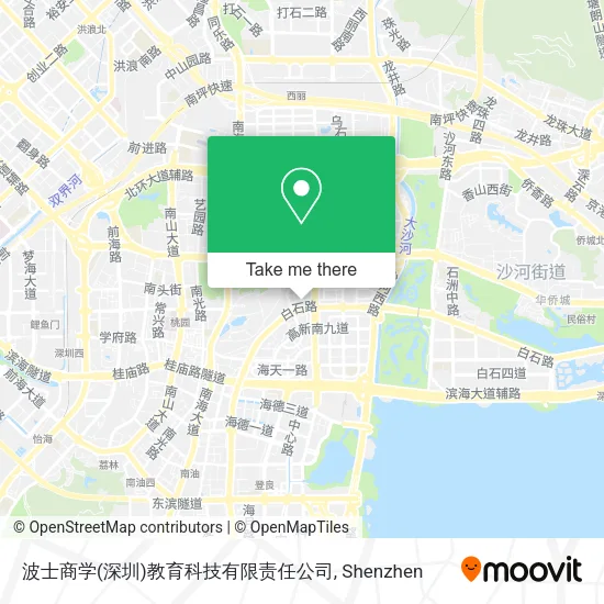 波士商学(深圳)教育科技有限责任公司 map