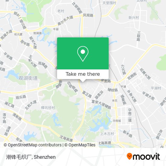 潮锋毛织厂 map