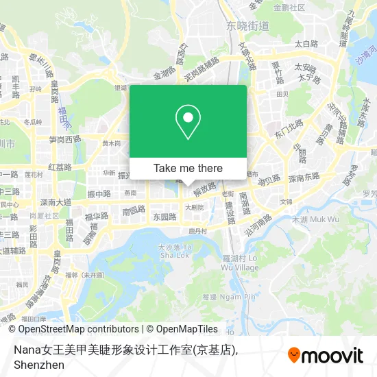 Nana女王美甲美睫形象设计工作室(京基店) map