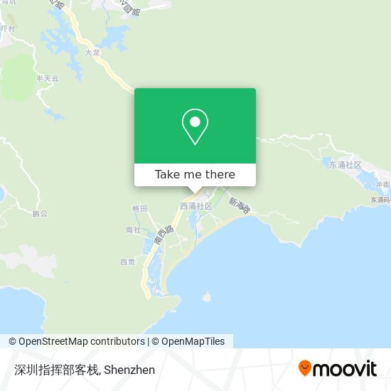 深圳指挥部客栈 map