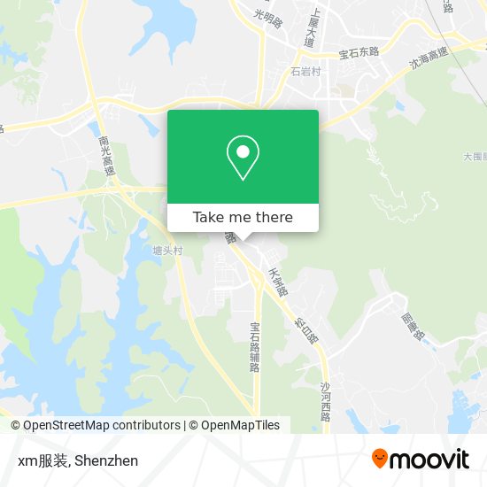 xm服装 map