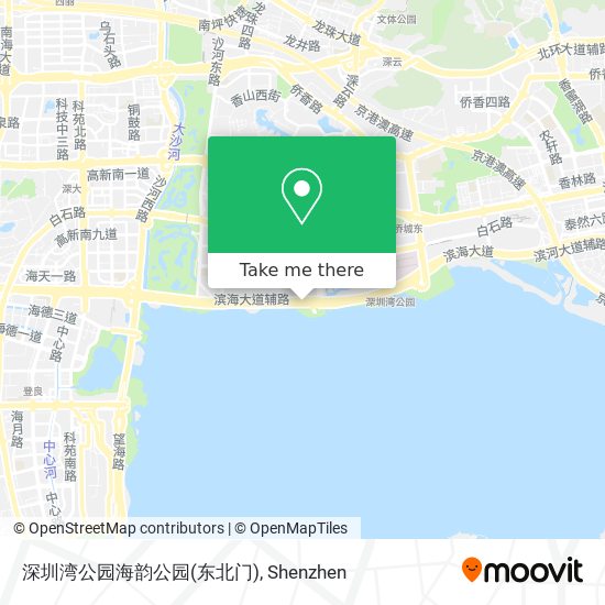 深圳湾公园海韵公园(东北门) map