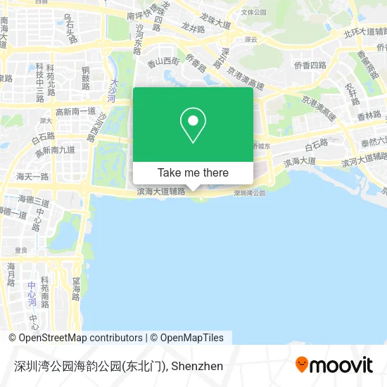 深圳湾公园海韵公园(东北门) map
