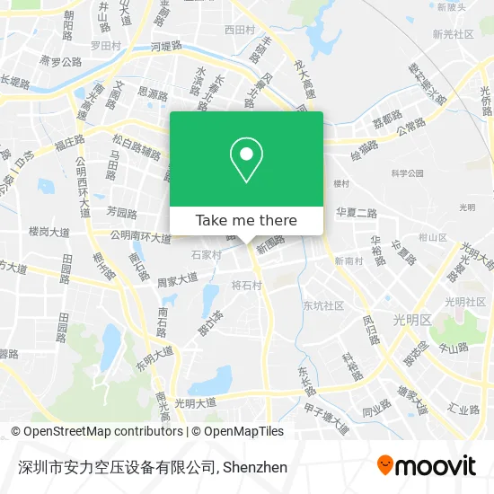 深圳市安力空压设备有限公司 map