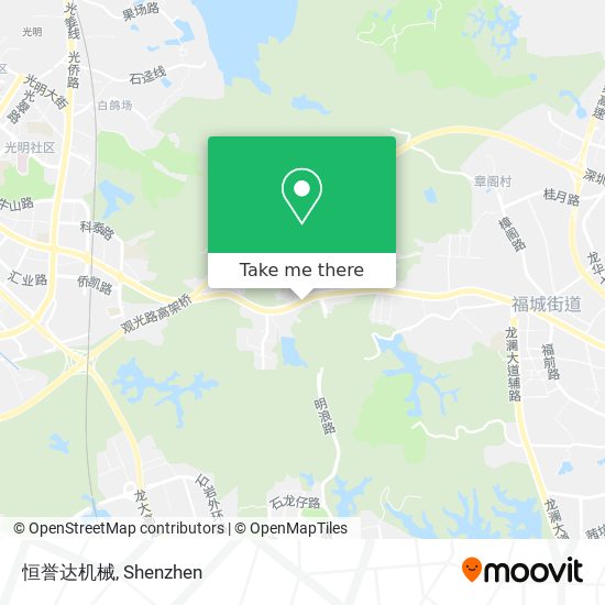 恒誉达机械 map