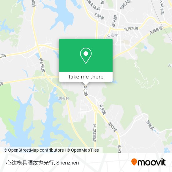 心达模具晒纹抛光行 map