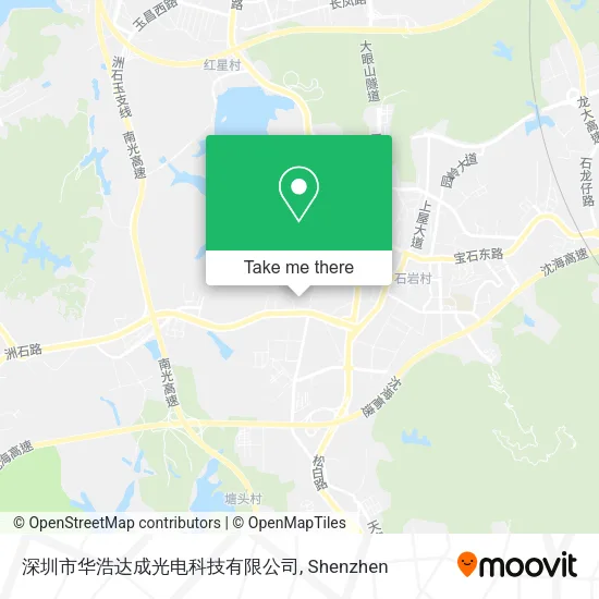 深圳市华浩达成光电科技有限公司 map