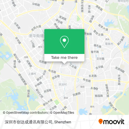 深圳市创达成通讯有限公司 map