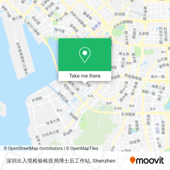 深圳出入境检验检疫局博士后工作站 map
