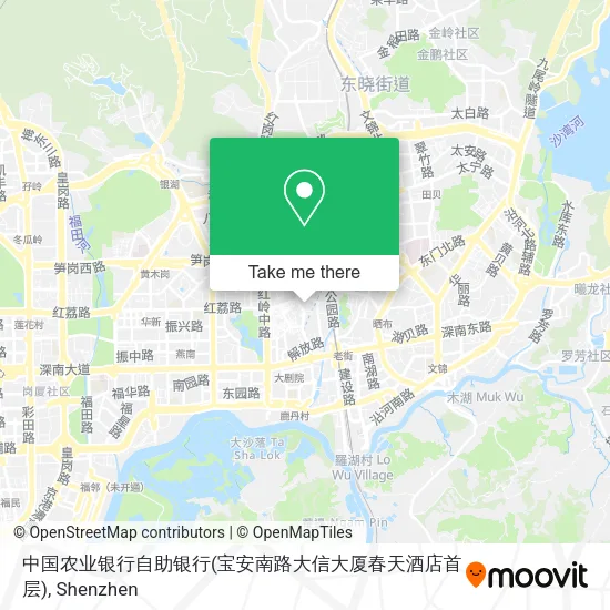 中国农业银行自助银行(宝安南路大信大厦春天酒店首层) map