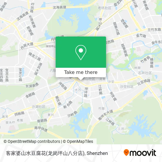 客家婆山水豆腐花(龙岗坪山八分店) map