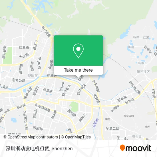 深圳浙动发电机租赁 map