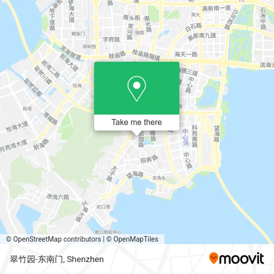 翠竹园-东南门 map