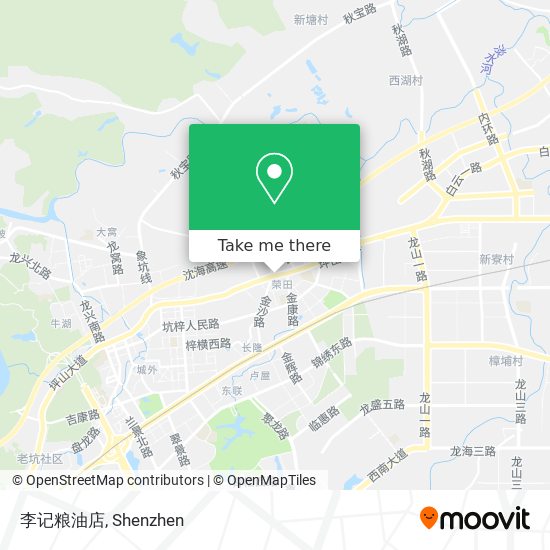 李记粮油店 map