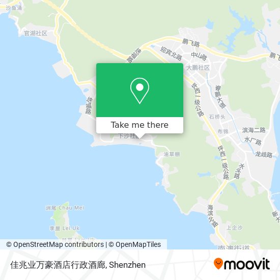 佳兆业万豪酒店行政酒廊 map