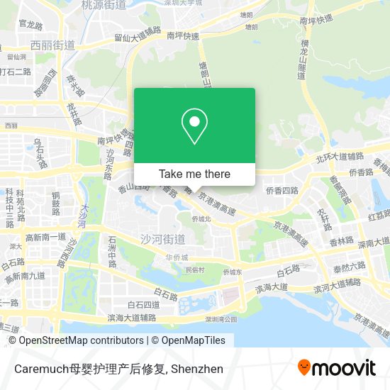 Caremuch母婴护理产后修复 map