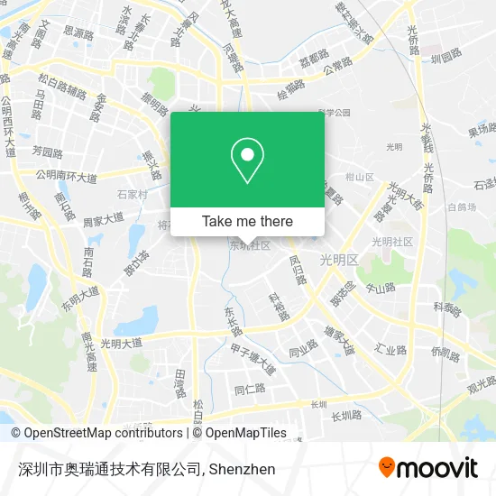 深圳市奥瑞通技术有限公司 map