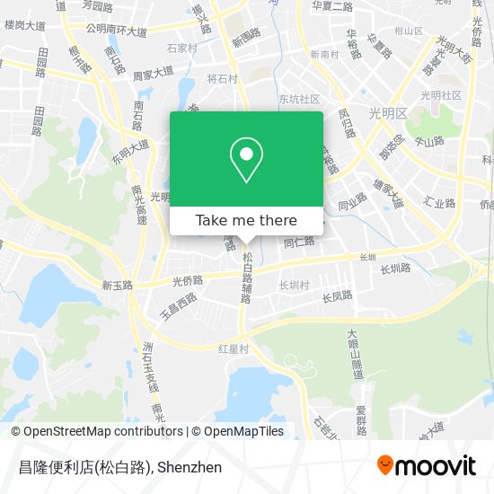 昌隆便利店(松白路) map