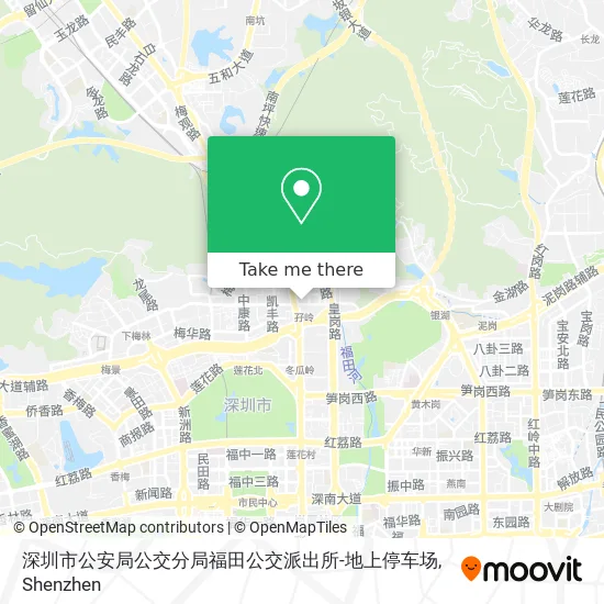 深圳市公安局公交分局福田公交派出所-地上停车场 map