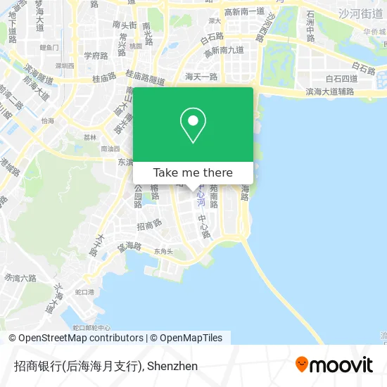 招商银行(后海海月支行) map