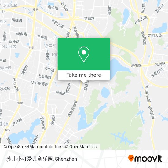 沙井小可爱儿童乐园 map