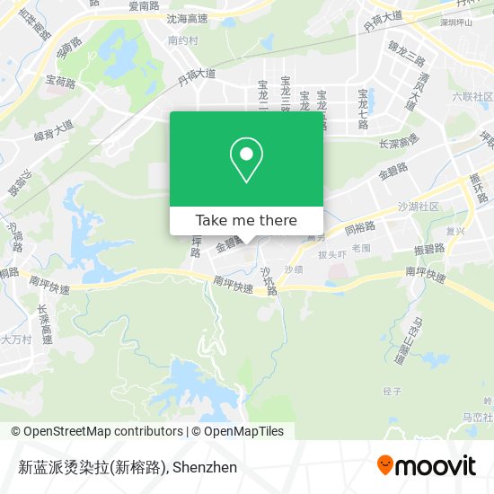 新蓝派烫染拉(新榕路) map
