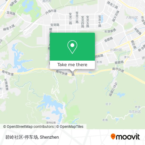碧岭社区-停车场 map