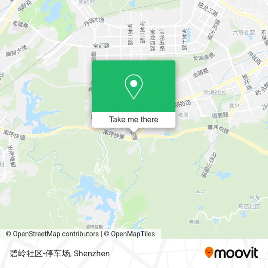 碧岭社区-停车场 map